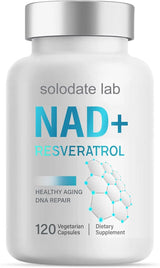 SOLODATE - Solodate NAD Supplement 99% Purity Resveratrol 1000Mg. 120 Capsulas - The Red Vitamin MX - Suplementos Alimenticios - {{ shop.shopifyCountryName }}