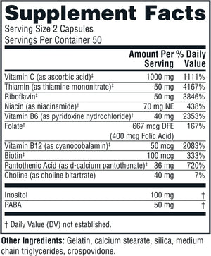 TWINLAB - Twinlab Stress B-Complex 100 Capsulas - The Red Vitamin MX - Suplementos Alimenticios - {{ shop.shopifyCountryName }}