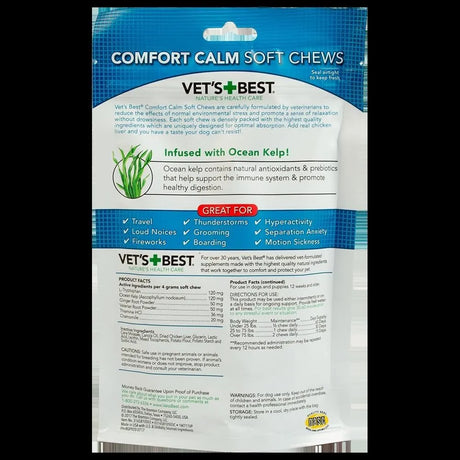 VET'S BEST - Vet's Best Comfort Calm Calming Soft Chews Dog 30 Masticables - The Red Vitamin MX - Relajantes Para Perros - {{ shop.shopifyCountryName }}