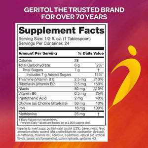 GERITOL - Geritol Liquid Vitamin and Iron 354Ml. - The Red Vitamin MX - Suplementos Alimenticios - {{ shop.shopifyCountryName }}