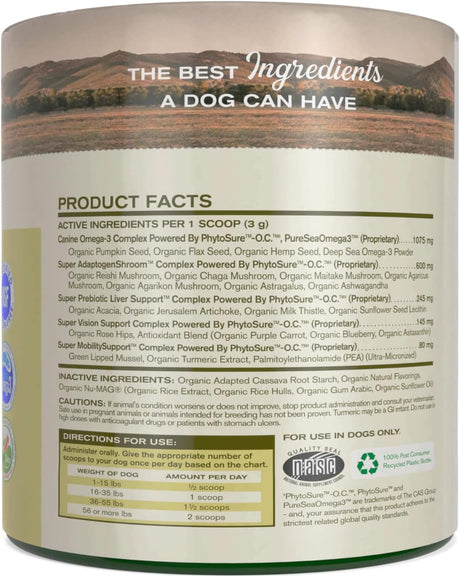 BADLANDS RANCH - BADLANDS RANCH Super20 Canine Multi-Benefit Supplement 30 Servicios 90Gr. - The Red Vitamin MX - Suplementos Herbales Para Perros - {{ shop.shopifyCountryName }}