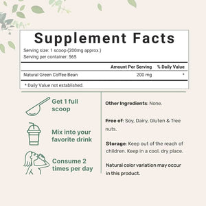 MICRO INGREDIENTS - Micro Ingredients Pure Green Coffee Bean Extract 113Gr. - The Red Vitamin MX - Suplementos Alimenticios - {{ shop.shopifyCountryName }}