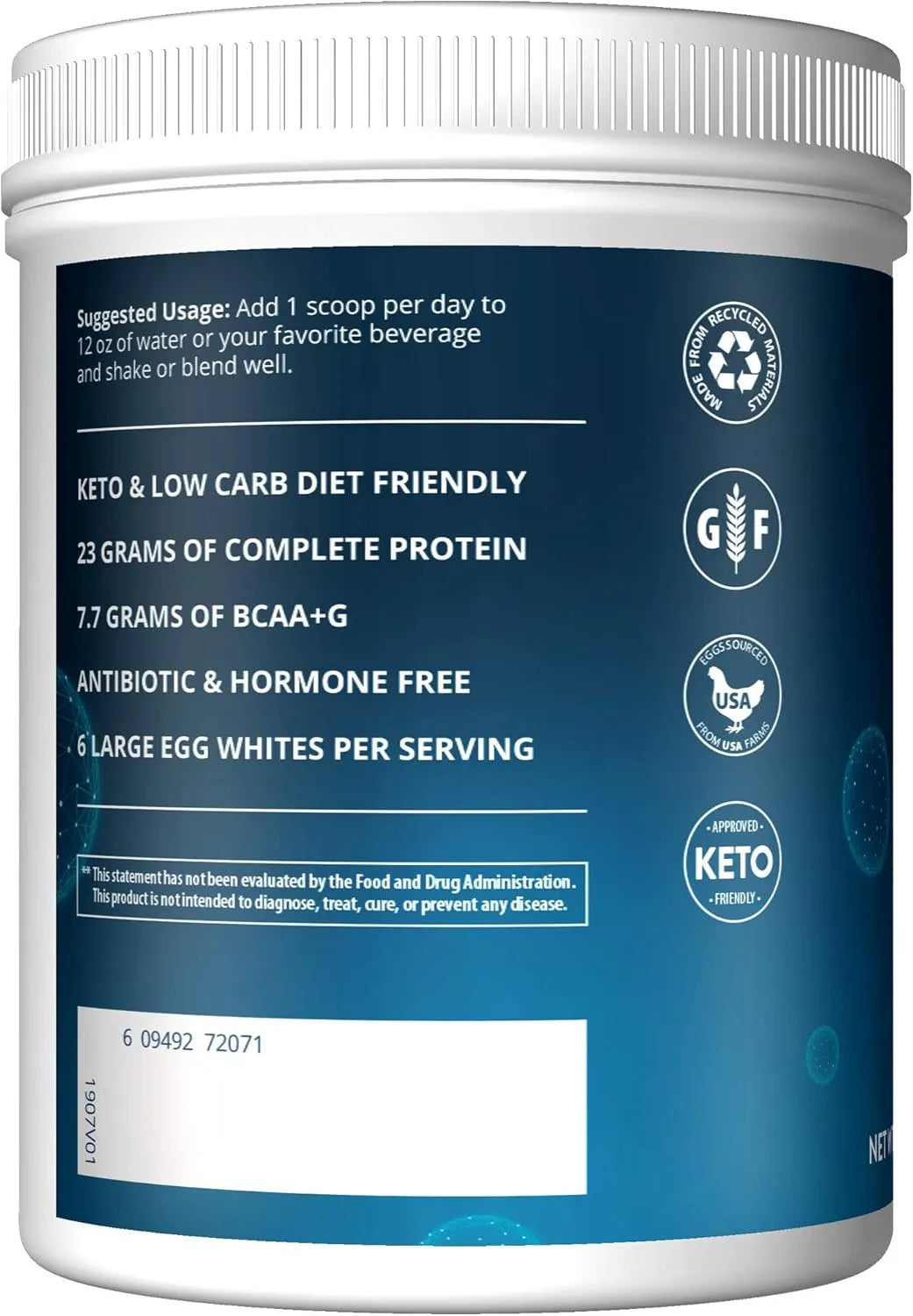 MRM - MRM Nutrition Egg White Protein Vanilla Flavored 340Gr. - The Red Vitamin MX - Suplementos Alimenticios - {{ shop.shopifyCountryName }}