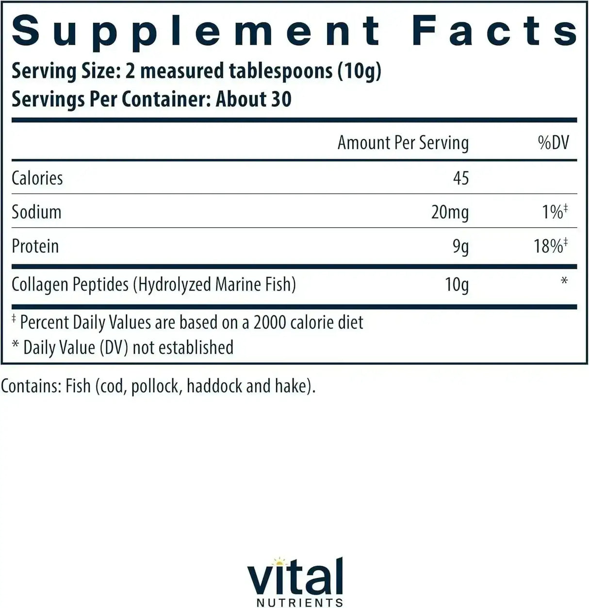 VITAL NUTRIENTS - Vital Nutrients Marine Collagen Powder Unflavored 60 Capsulas - The Red Vitamin MX - Suplementos Alimenticios - {{ shop.shopifyCountryName }}