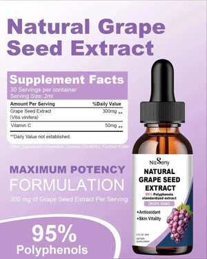 NASENY - NaSeny Natural Grape Seed Extract Drops 60Ml. - The Red Vitamin MX - Suplementos Alimenticios - {{ shop.shopifyCountryName }}