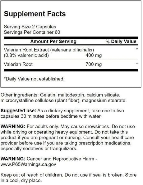 SWANSON - Swanson Valerian Root 200Mg. 120 Capsulas - The Red Vitamin MX - Suplementos Alimenticios - {{ shop.shopifyCountryName }}
