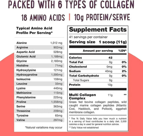 MAMA NATURAL - Mama Natural Multi Collagen Protein Powder 454Gr. - The Red Vitamin MX - Suplementos Alimenticios - {{ shop.shopifyCountryName }}