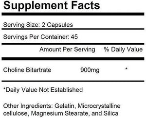 KRK SUPPLEMENTS - KRK SUPPLEMENTS Choline Bitartrate 900Mg. 90 Capsulas 2 Pack - The Red Vitamin MX - Suplementos Alimenticios - {{ shop.shopifyCountryName }}