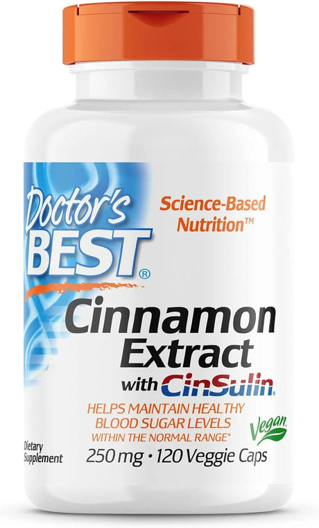 DOCTOR'S BEST - Doctor's Best Cinnamon Extract with Cinsulin 120 Capsulas - The Red Vitamin MX - Suplementos Alimenticios - {{ shop.shopifyCountryName }}