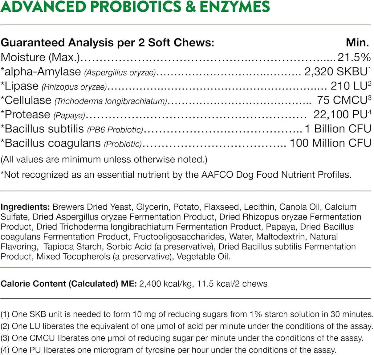 NATURVET - NaturVet Advanced Probiotics & Enzymes 240 Masticables - The Red Vitamin MX - Probióticos Para Perros - {{ shop.shopifyCountryName }}