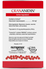 NUTRAMAX - Nutramax Laboratories Crananidin Cranberry Extract Urinary Tract Health Supplement for Dogs 75 Tabletas Masticables - The Red Vitamin MX - Salud De Tracto Urinario Para Perros - {{ shop.shopifyCountryName }}