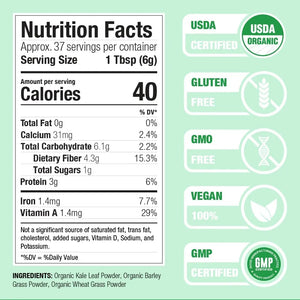 NATURE RESTORE - Nature Restore Greens Powder 226Gr. - The Red Vitamin MX - Suplementos Alimenticios - {{ shop.shopifyCountryName }}