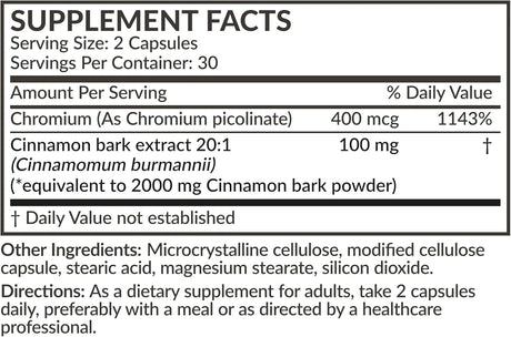 FUTUREBIOTICS - Futurebiotics Cinnamon Plus Chromium Picolinate 60 Capsulas - The Red Vitamin MX - Suplementos Alimenticios - {{ shop.shopifyCountryName }}