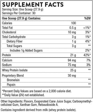 THORNE RESEARCH - THORNE Whey Protein Isolate Vanilla Flavored 30 Servicios 837Gr. - The Red Vitamin MX - Suplementos Alimenticios - {{ shop.shopifyCountryName }}