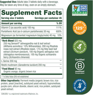 MEGAFOOD - MegaFood Adrenal Strength 90 Tabletas - The Red Vitamin MX - Suplementos Alimenticios - {{ shop.shopifyCountryName }}