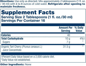SOLARAY - Solaray Organic Tart Cherry 100% Juice Concentrate 473Ml. - The Red Vitamin MX - Suplementos Alimenticios - {{ shop.shopifyCountryName }}