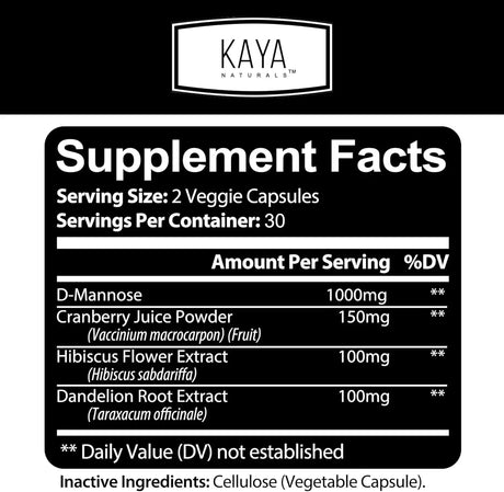 KAYA NATURALS - Kaya Naturals Urinary Tract Balance 60 Capsulas - The Red Vitamin MX - Suplementos Alimenticios - {{ shop.shopifyCountryName }}