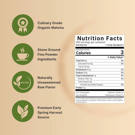 NATUREBELL - NatureBell Organic Matcha Green Tea Powder 907Gr. - The Red Vitamin MX - Suplementos Alimenticios - {{ shop.shopifyCountryName }}