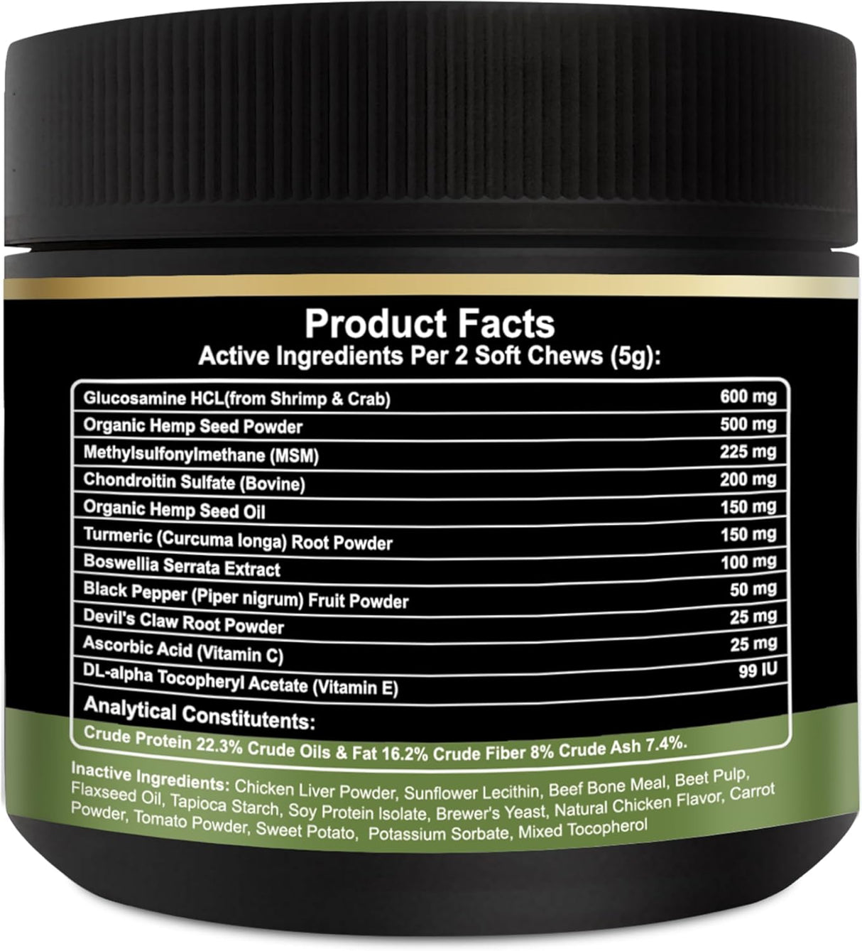 Noble Beast Dog Joint Supplement Chicken Flavor 120 Masticables