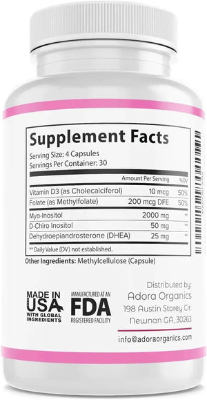 BIODORA - Biodora Myo & D-Chiro Inositol 120 Capsulas - The Red Vitamin MX - Suplementos Alimenticios - {{ shop.shopifyCountryName }}