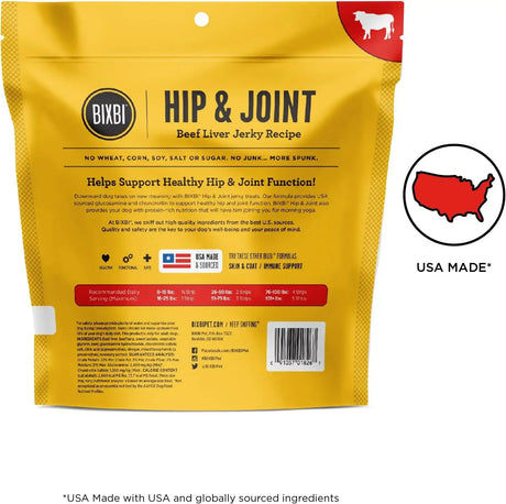 BIXBI - BIXBI Hip & Joint Support Beef Liver Jerky Dog Treats 340Gr. - The Red Vitamin MX - Cuidado De Cadera Y Articulaciones Para Perros - {{ shop.shopifyCountryName }}