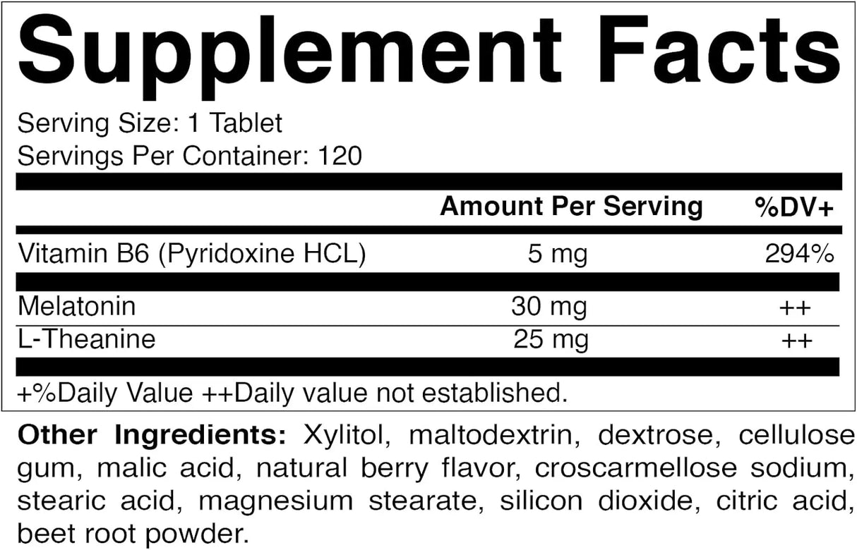 VITAMATIC - Vitamatic Melatonin 30Mg. 120 Tabletas - The Red Vitamin MX - Suplementos Alimenticios - {{ shop.shopifyCountryName }}