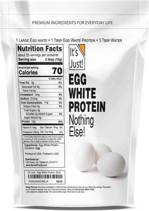 IT´S JUST! - It's Just! Egg White Protein Powder 567Gr. - The Red Vitamin MX - Suplementos Alimenticios - {{ shop.shopifyCountryName }}