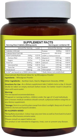 HERBAL HILLS - HERBAL HILLS Wheat Grass 120 Tabletas - The Red Vitamin MX - Suplementos Alimenticios - {{ shop.shopifyCountryName }}