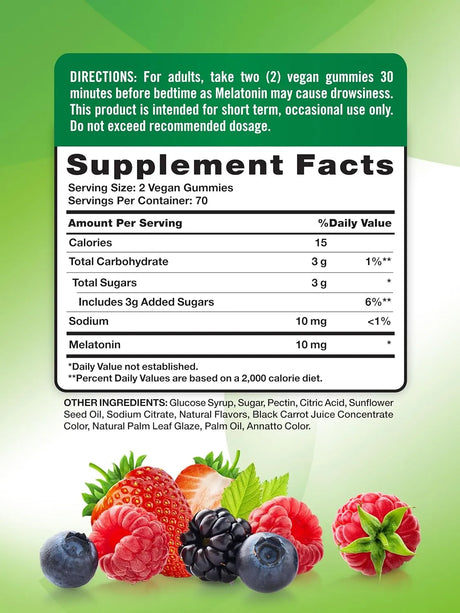 NATURE'S TRUTH - Nature's Truth Melatonin Gummies 10Mg. 140 Gomitas - The Red Vitamin MX - Suplementos Alimenticios - {{ shop.shopifyCountryName }}