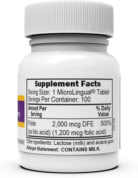 SUPERIOR SOURCE - Superior Source Folic Acid Vitamin B9 1200mcg 100 Tabletas - The Red Vitamin MX - Suplementos Alimenticios - {{ shop.shopifyCountryName }}