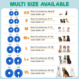 BENCMATE Inflatable Dog Cone Collar Alternative SMALL Dark Grey