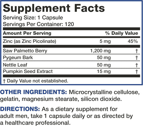 BRONSON - Bronson Prostate Health Support 120 Capsulas - The Red Vitamin MX - Suplementos Alimenticios - {{ shop.shopifyCountryName }}