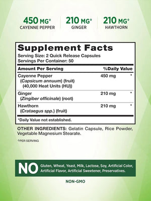 NATURE'S TRUTH - Nature's Truth Cayenne Pepper with Ginger Root 100 Capsulas - The Red Vitamin MX - Suplementos Alimenticios - {{ shop.shopifyCountryName }}