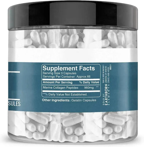 EARTHBORN ELEMENTS - Earthborn Elements Marine Collagen 200 Capsulas - The Red Vitamin MX - Suplementos Alimenticios - {{ shop.shopifyCountryName }}
