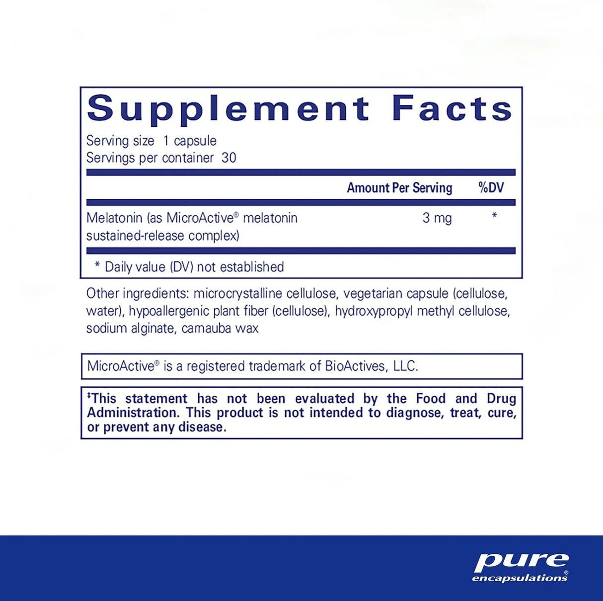 PURE ENCAPSULATIONS - Pure Encapsulations Melatonin-SR 30 Capsulas - The Red Vitamin MX - Suplementos Alimenticios - {{ shop.shopifyCountryName }}