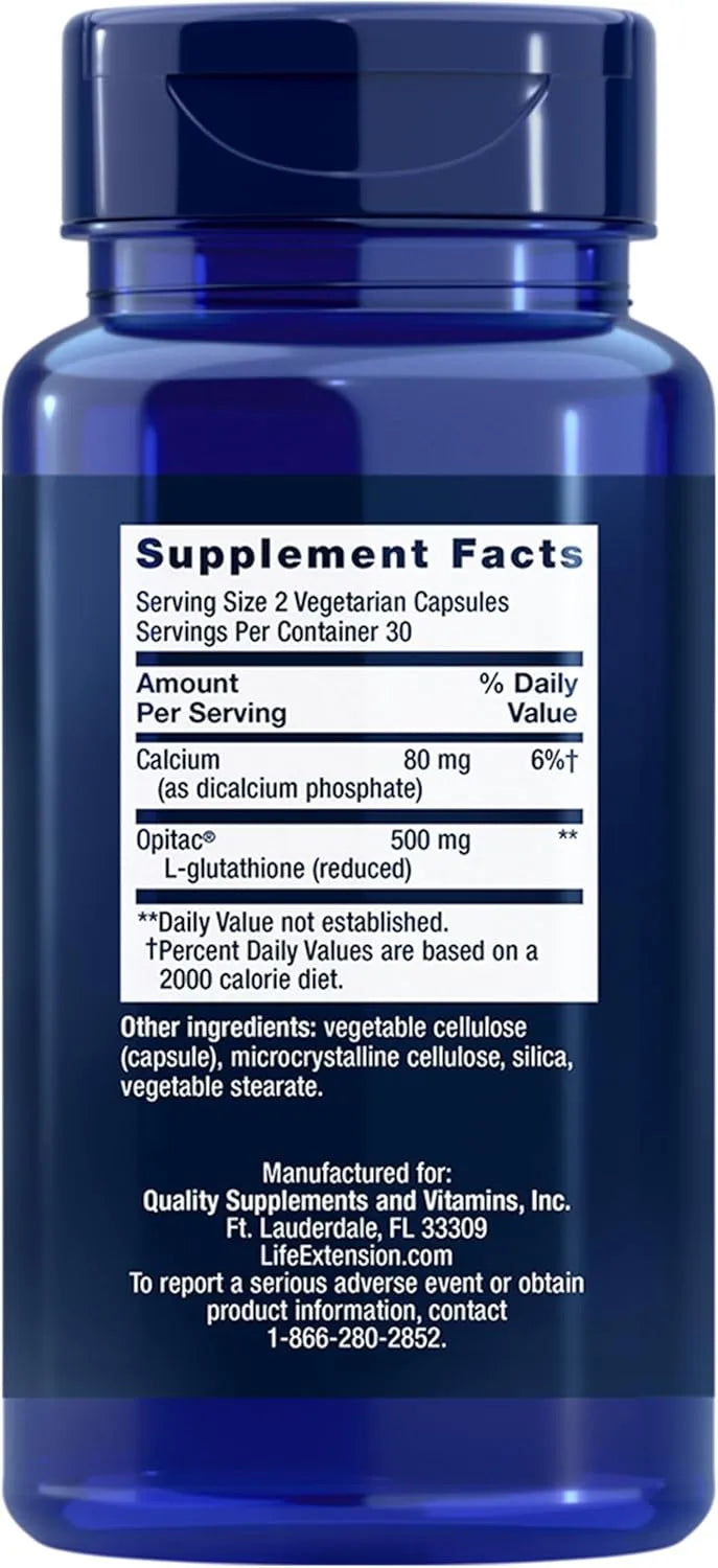 LIFE EXTENSION - Life Extension Glutathione 500Mg. 60 Capsulas - The Red Vitamin MX - Suplementos Alimenticios - {{ shop.shopifyCountryName }}
