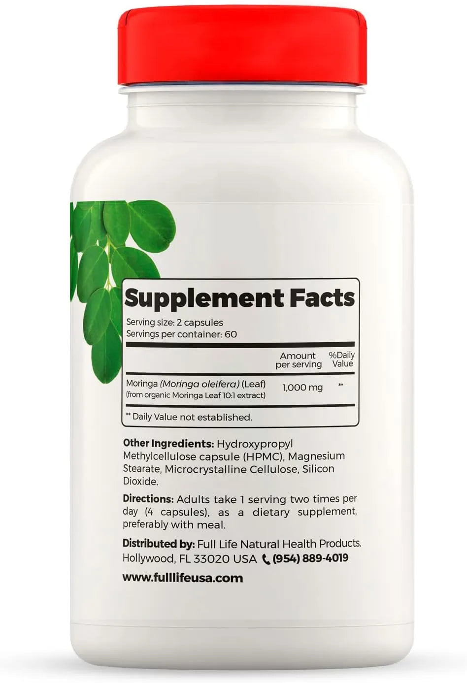 FULL LIFE - Full Life Moringa Oleifera 1000Mg. 120 Capsulas - The Red Vitamin MX - Suplementos Alimenticios - {{ shop.shopifyCountryName }}