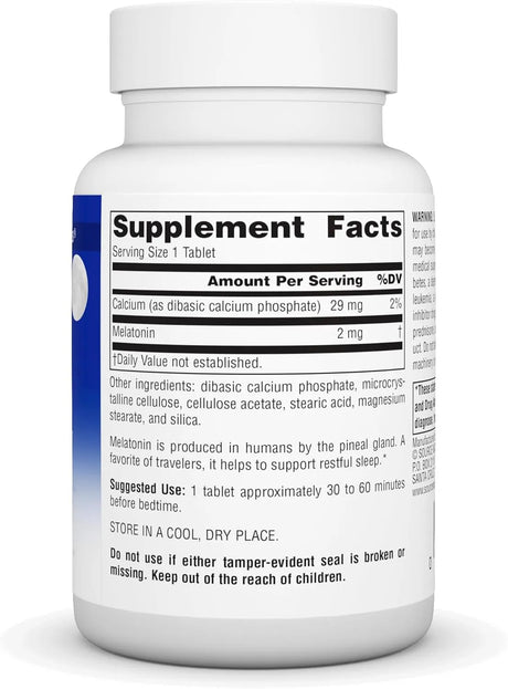 SOURCE NATURALS - Source Naturals Time Released Melatonin 2Mg. 240 Tabletas - The Red Vitamin MX - Suplementos Alimenticios - {{ shop.shopifyCountryName }}