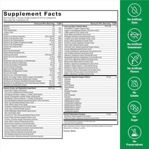 FORCE FACTOR - Force Factor Smarter Greens Daily Wellness Powder Unflavored 30 Servicios 288Gr. - The Red Vitamin MX - Suplementos Alimenticios - {{ shop.shopifyCountryName }}