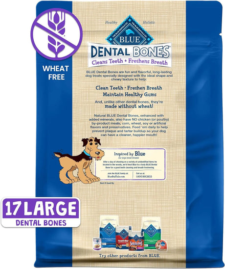 BLUE BUFFALO - Blue Buffalo Dental Bones for Large Dogs 50 lbs. & Above 17 Piezas - The Red Vitamin MX - Cuidado Dental Para Perros - {{ shop.shopifyCountryName }}
