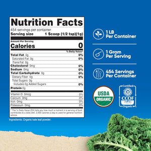 Nutricost Organic Kale Powder 454Gr.