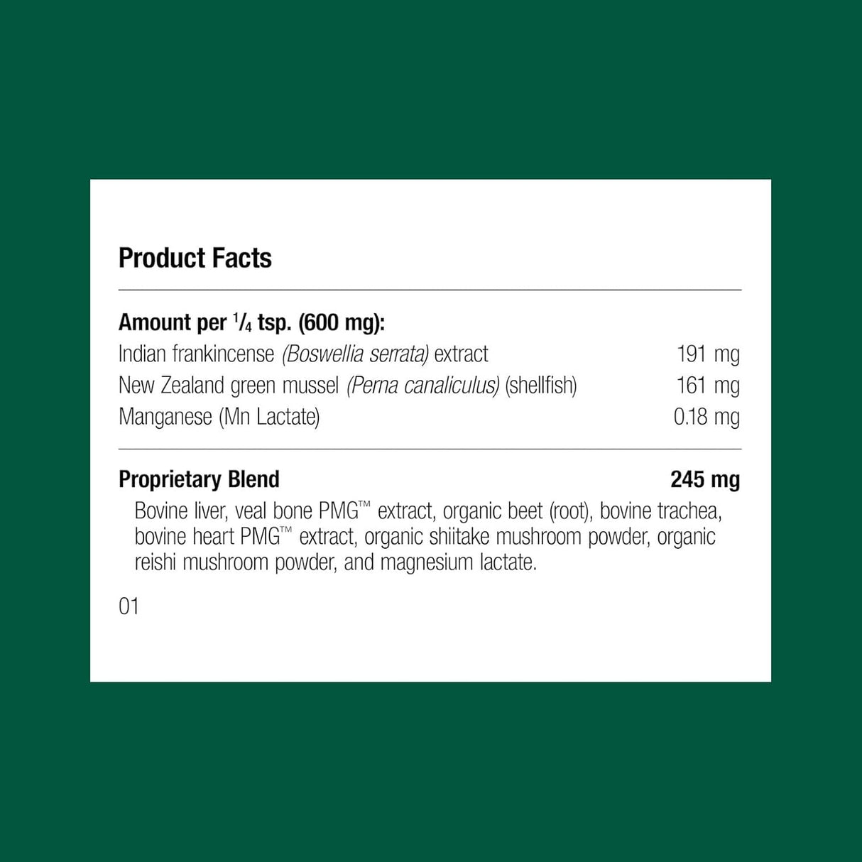 Standard Process Canine Musculoskeletal Support 30Gr.