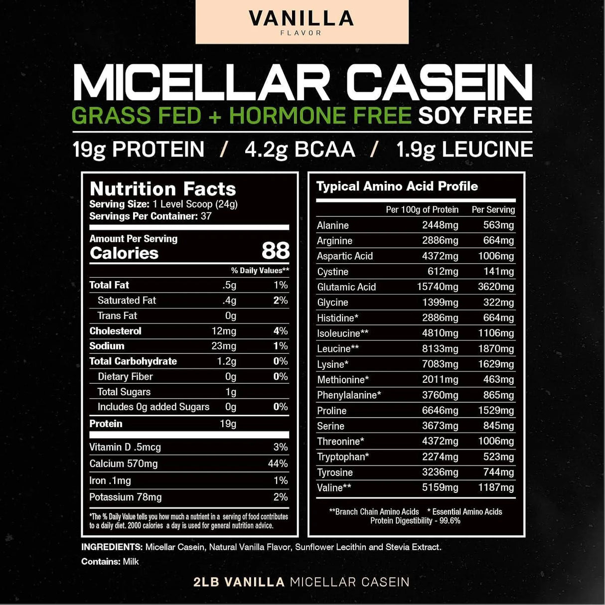 MUSCLE FEAST - Muscle Feast Micellar Casein Protein Vanilla 907Gr. - The Red Vitamin MX - Suplementos Alimenticios - {{ shop.shopifyCountryName }}