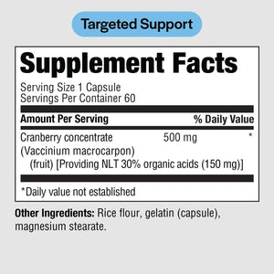 PUREFORMULAS - PureFormulas Cranberry 500Mg. 60 Capsulas - The Red Vitamin MX - Suplementos Alimenticios - {{ shop.shopifyCountryName }}