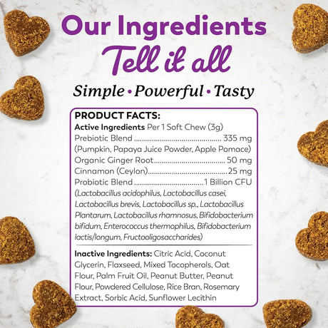 DR. HARVEY'S - Dr. Harvey's Digestive Probiotic Soft Chews for Dogs 90 Masticables - The Red Vitamin MX - Probióticos Para Perros - {{ shop.shopifyCountryName }}