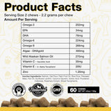 PAWLIFE - Pawlife Omega 3 Fish Oil Dog Vitamins Salmon Flavor 60 Masticables - The Red Vitamin MX - Aceite De Pescado Para Perros - {{ shop.shopifyCountryName }}