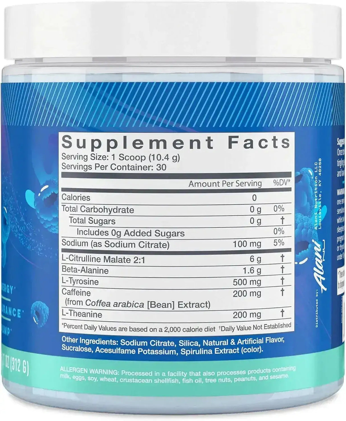 ALANI NU - Alani Nu Pre Workout Powder BREEZEBERRY 30 Servicios 312Gr. - The Red Vitamin MX - Suplementos Alimenticios - {{ shop.shopifyCountryName }}