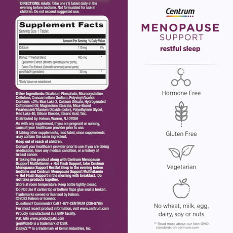 CENTRUM - Centrum Restful Sleep Menopause Support 28 Tabletas - The Red Vitamin MX - Suplementos Alimenticios - {{ shop.shopifyCountryName }}