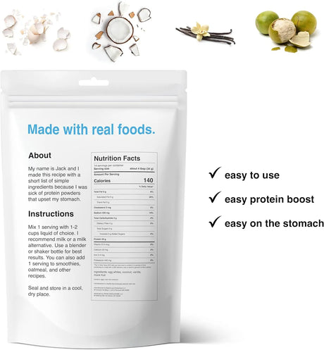 DRINK WHOLESOME - drink wholesome Vanilla Egg White Protein Powder 474Gr. - The Red Vitamin MX - Suplementos Alimenticios - {{ shop.shopifyCountryName }}