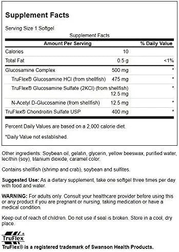 SWANSON - Swanson Ultra Glucosamine Complex & Chondroitin Sulfate 120 Capsulas Blandas 2 Pack - The Red Vitamin MX - Suplementos Alimenticios - {{ shop.shopifyCountryName }}